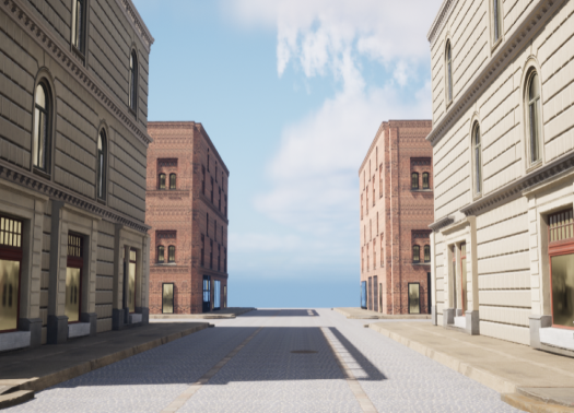 static image of building made in Unreal Engine